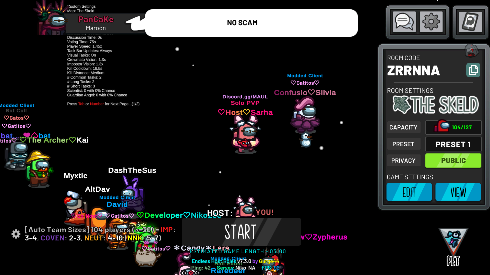 EHR Mega Lobby Server Record 104 Players